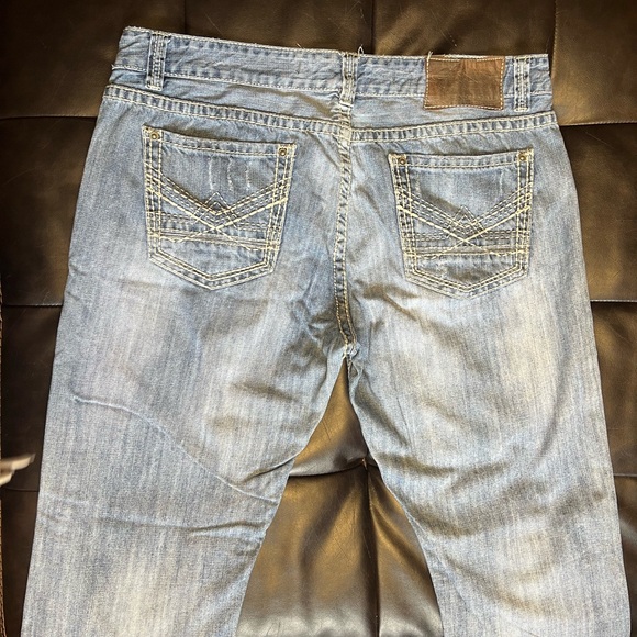 Rock & Roll Denim Men’s Relaxed Bootcut Jeans 42x34 - Picture 3 of 6